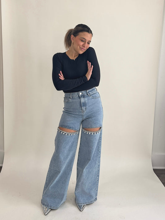 The Moment Glitter Jeans